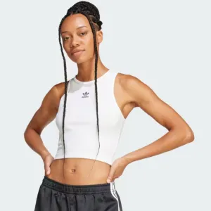 Essentials Ribbed Tank Top (White)
