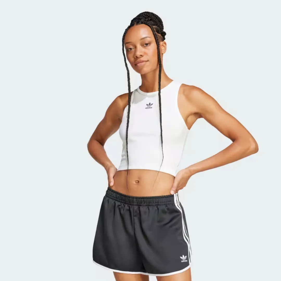 Essentials Ribbed Tank Top (White)