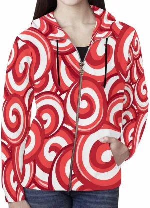 Fall Jacket Women Christmas Tree Pattern Womens Zip Up Sweatshirt Oversized Hoodies Sweater