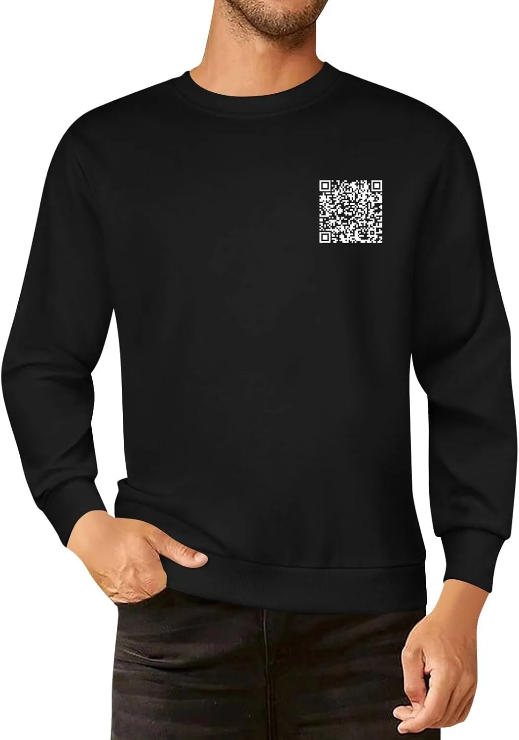 Funny Fu Qr Code Hoodies For Men And Women Stylish Fuck You Qr Code Sweatshirts Unisex Hoodies Hidden Message Clothe