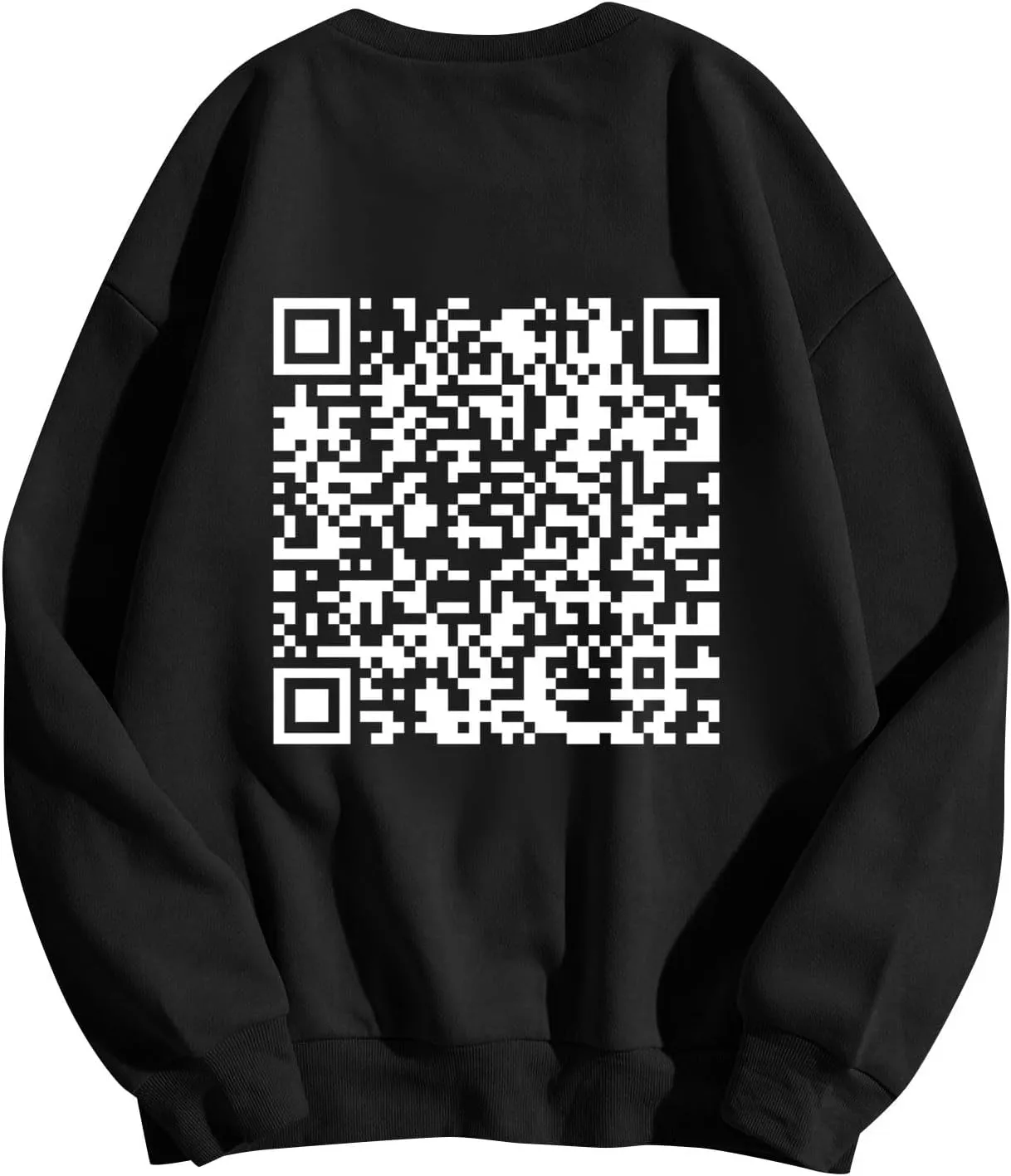 Funny Fu Qr Code Hoodies For Men And Women Stylish Fuck You Qr Code Sweatshirts Unisex Hoodies Hidden Message Clothe