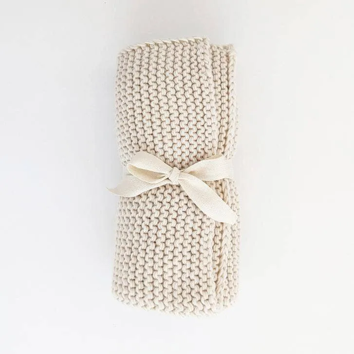 Garter Stitch Knit Blanket