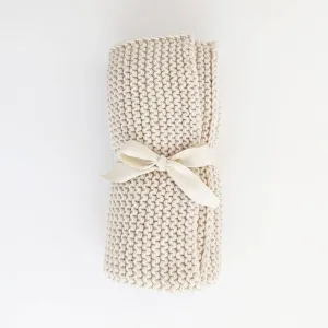 Garter Stitch Knit Blanket