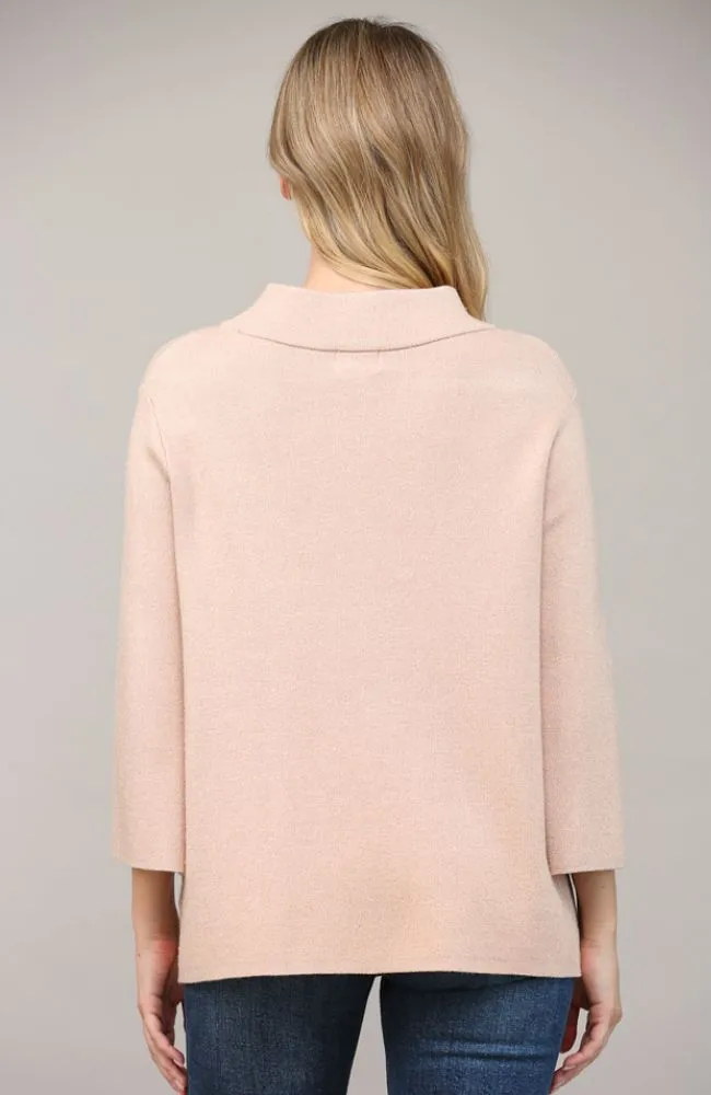 Glitter Yarn Mockneck Sweater