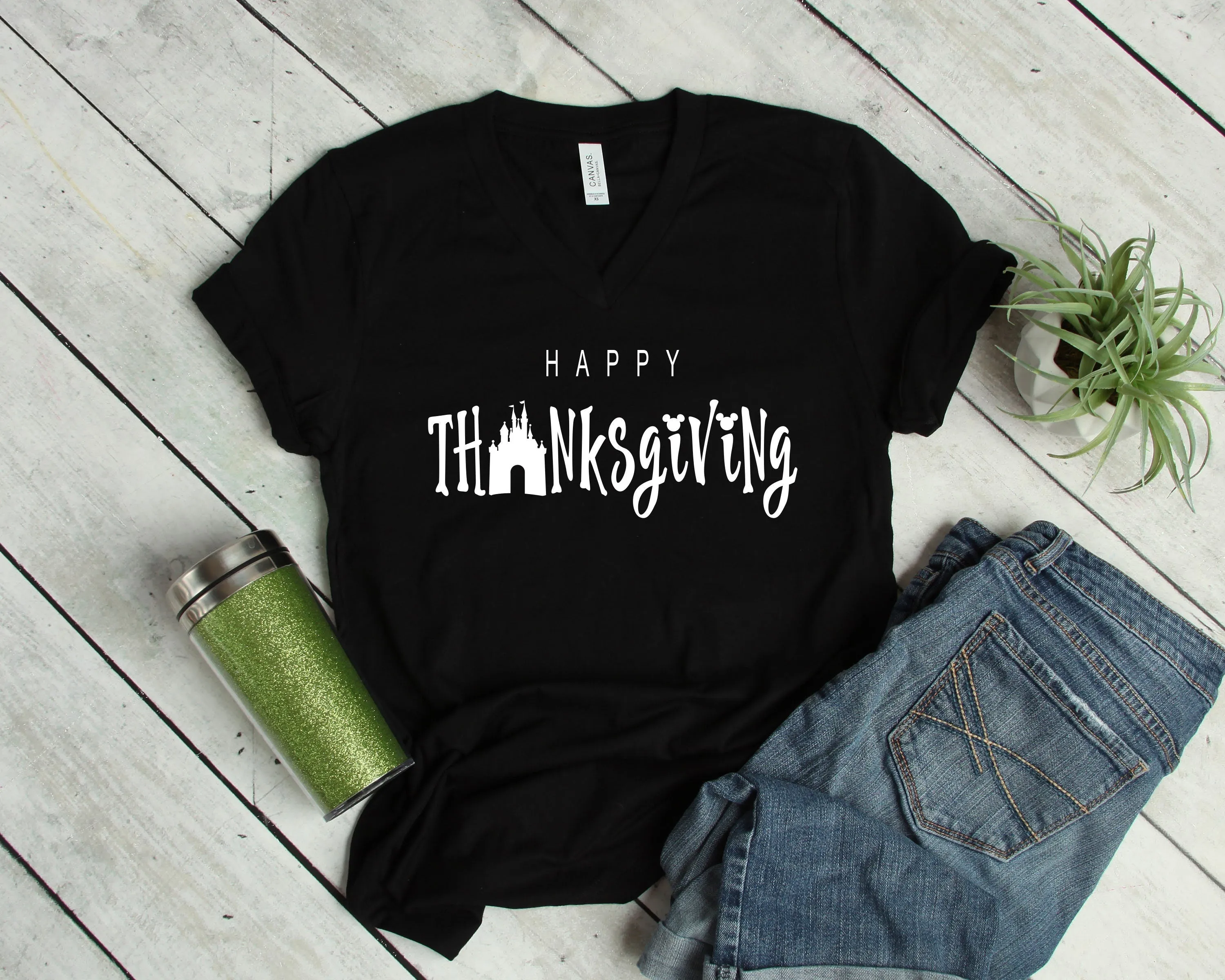 Happy Thanksgiving Disney Shirt -Disney Thanksgiving Family Shirts - Happy Thanksgiving
