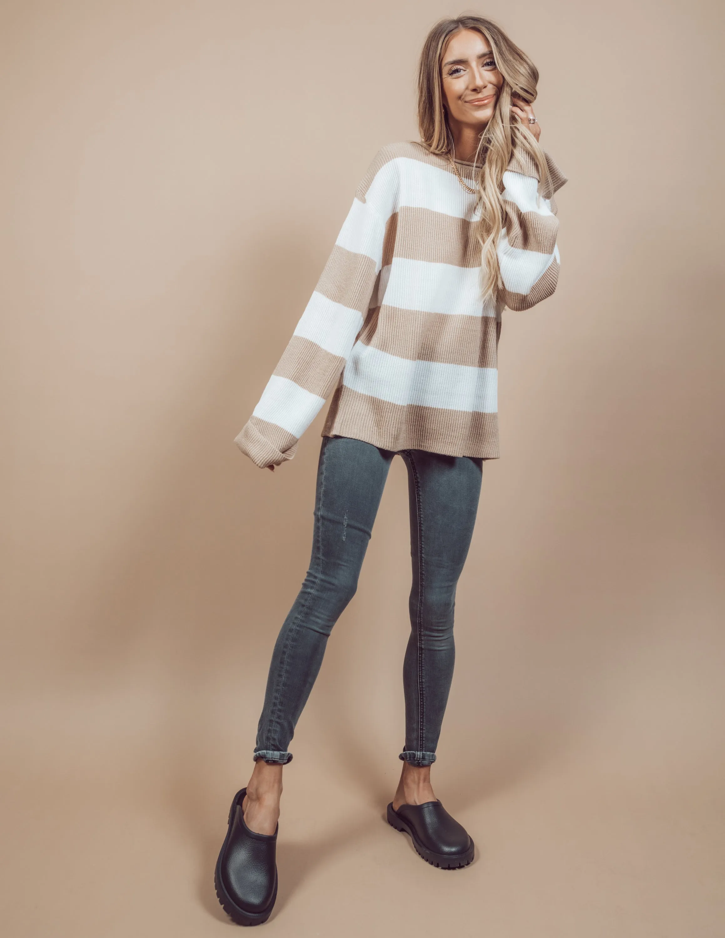 Hayden Striped Pullover