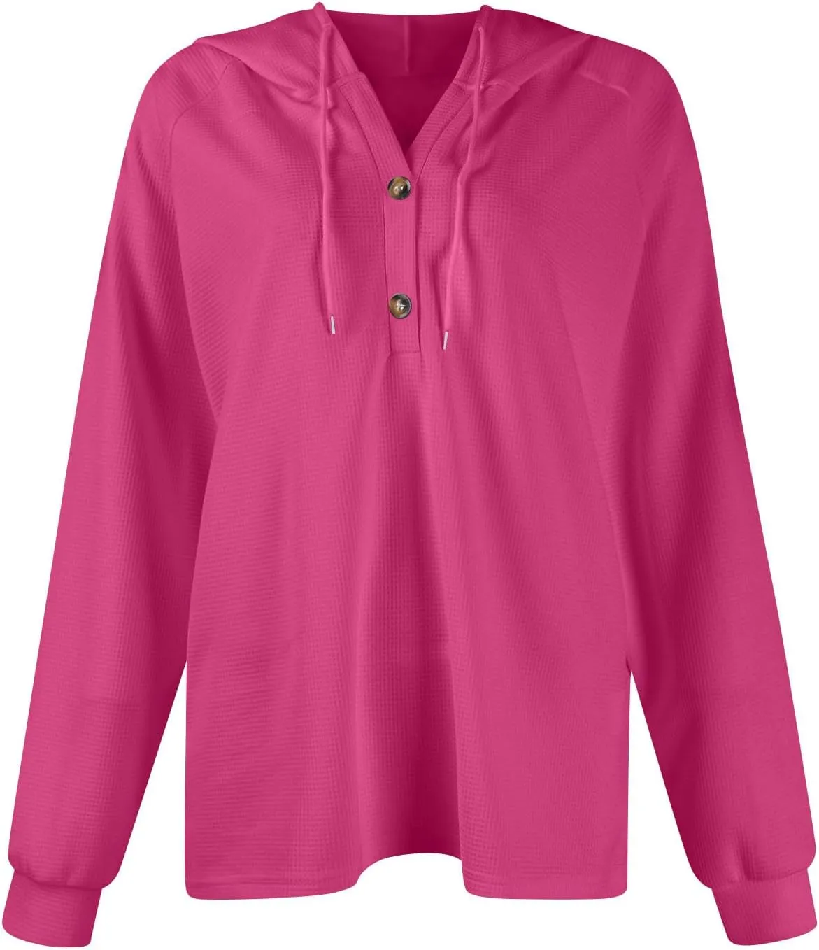 Hoodies For Women, Trendy V Neck Drawstring Long Sleeve Sweatshirts With Hood Comfy Streetwear Fall Pullover Tops