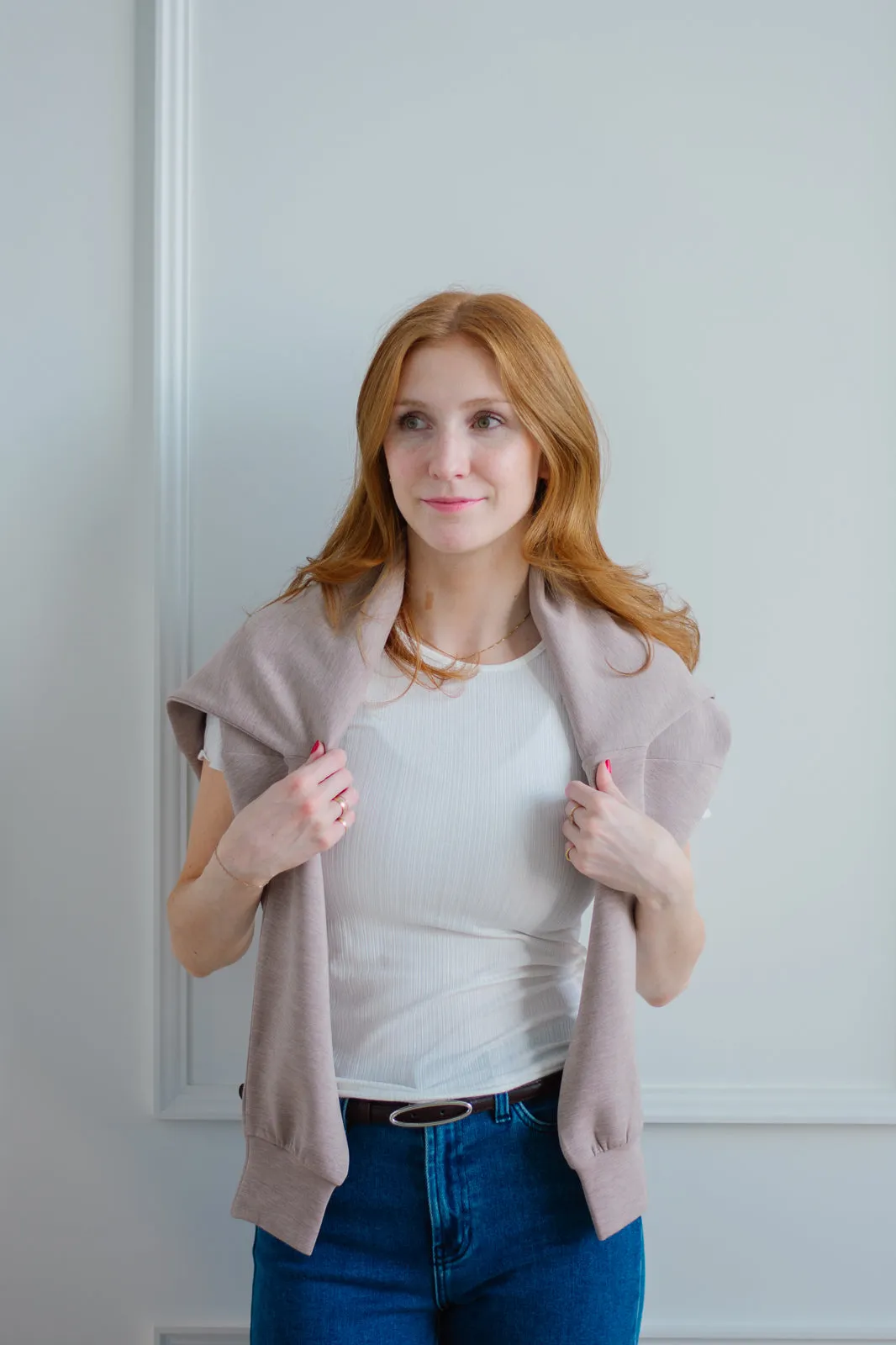 ICHI | Ballia Cardigan - Taupe