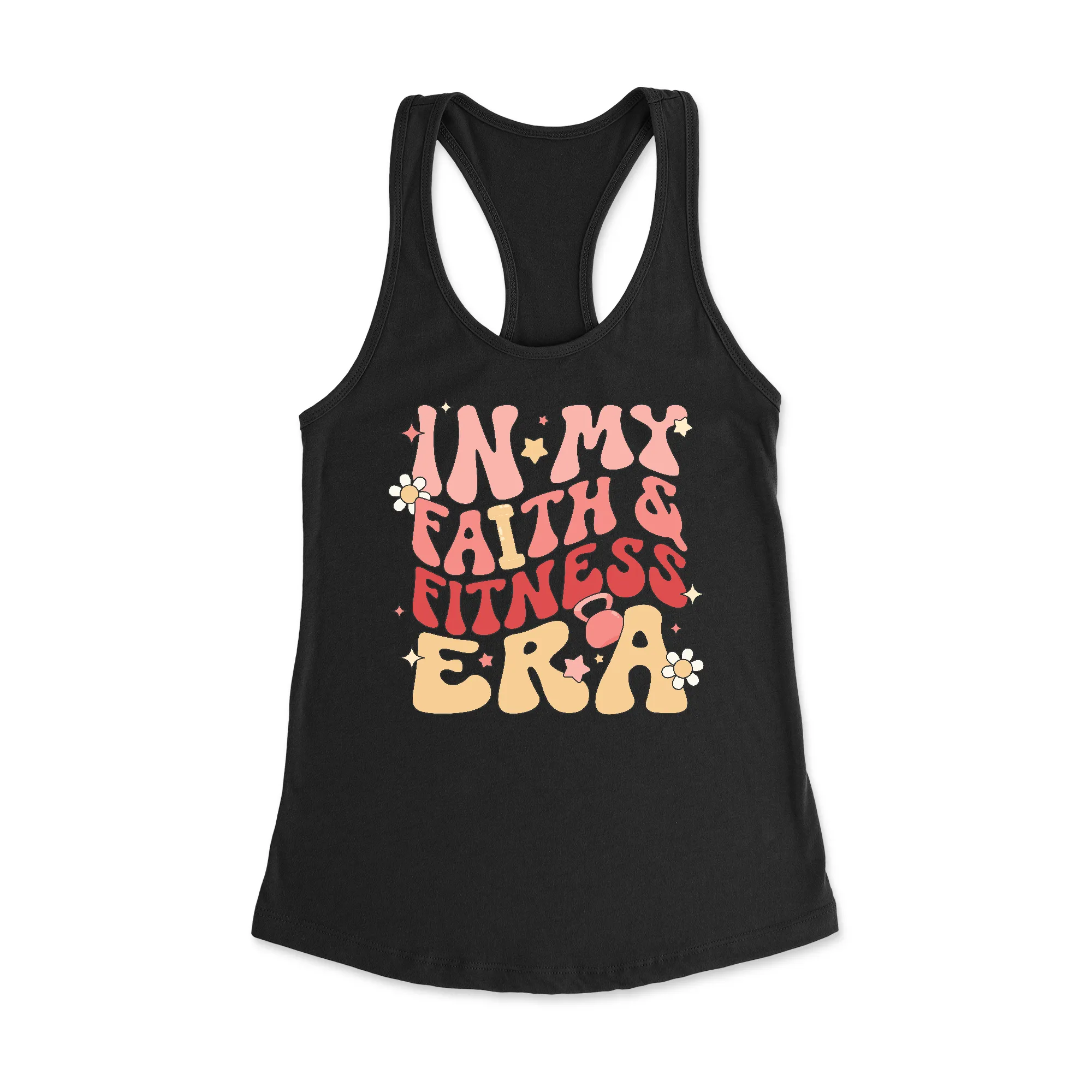 In My Faith and Fitness Era Racerback Tank