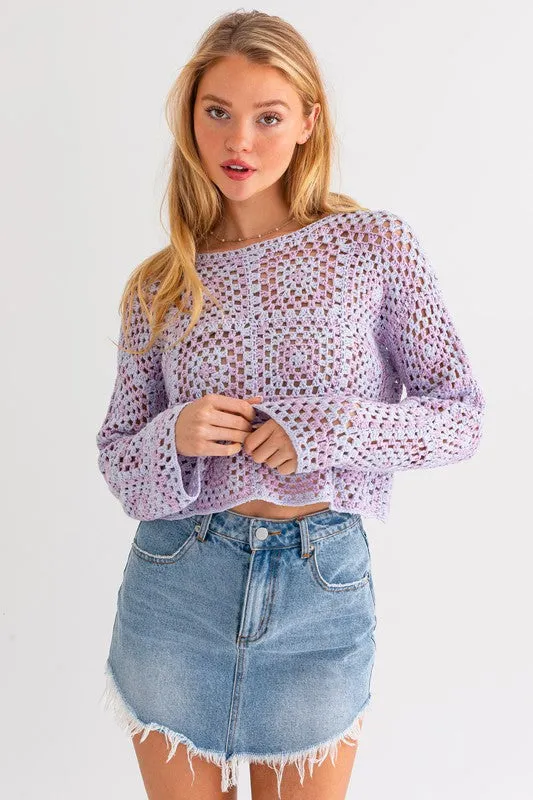 Iris Crochet Top