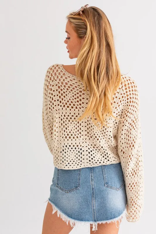 Iris Crochet Top
