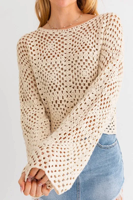 Iris Crochet Top