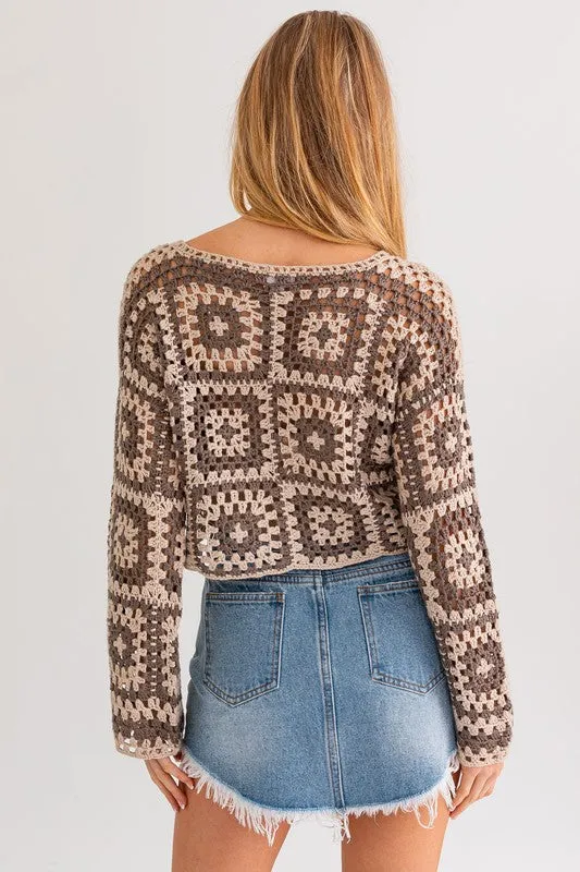 Iris Crochet Top