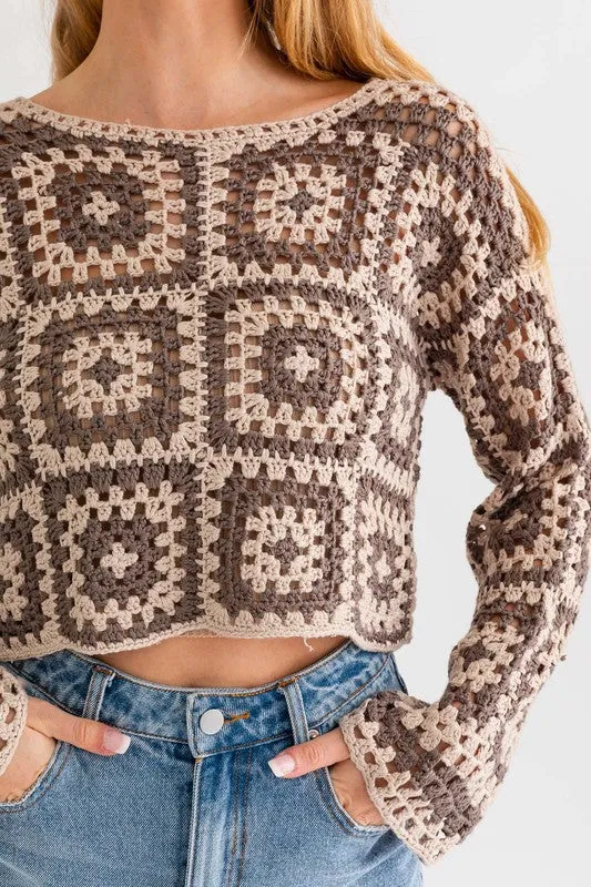 Iris Crochet Top