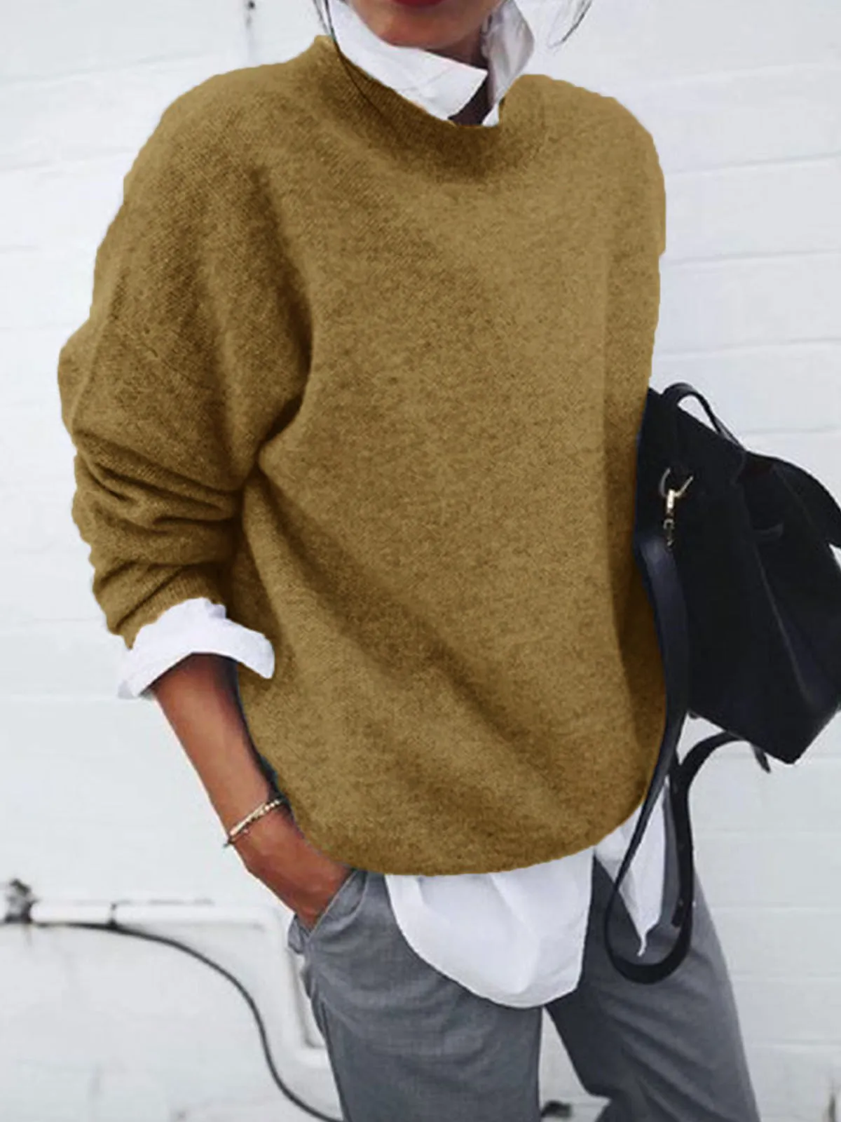 Ivyshape | Casual and Fashionable Winter Pullover
