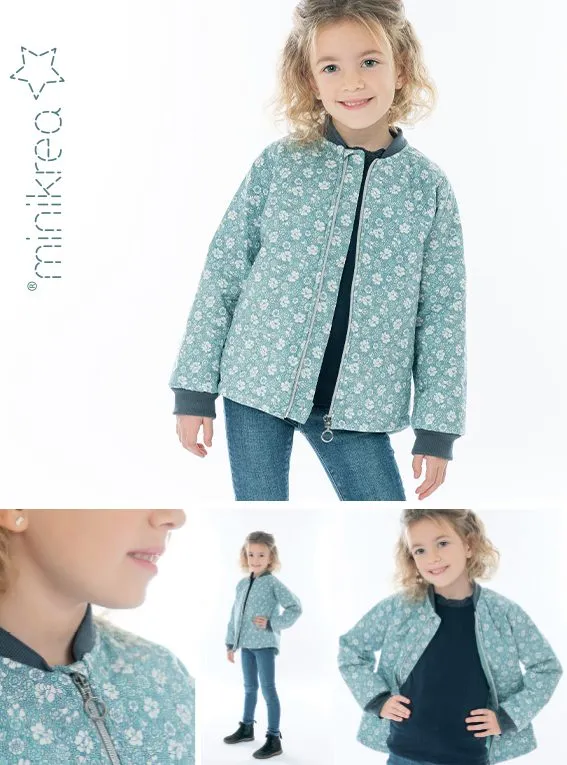 Kids Quilted Jacket - Minikrea - Pattern - 2-12 Years