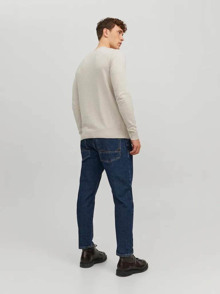Knit Crewneck Sweater - Oatmeal