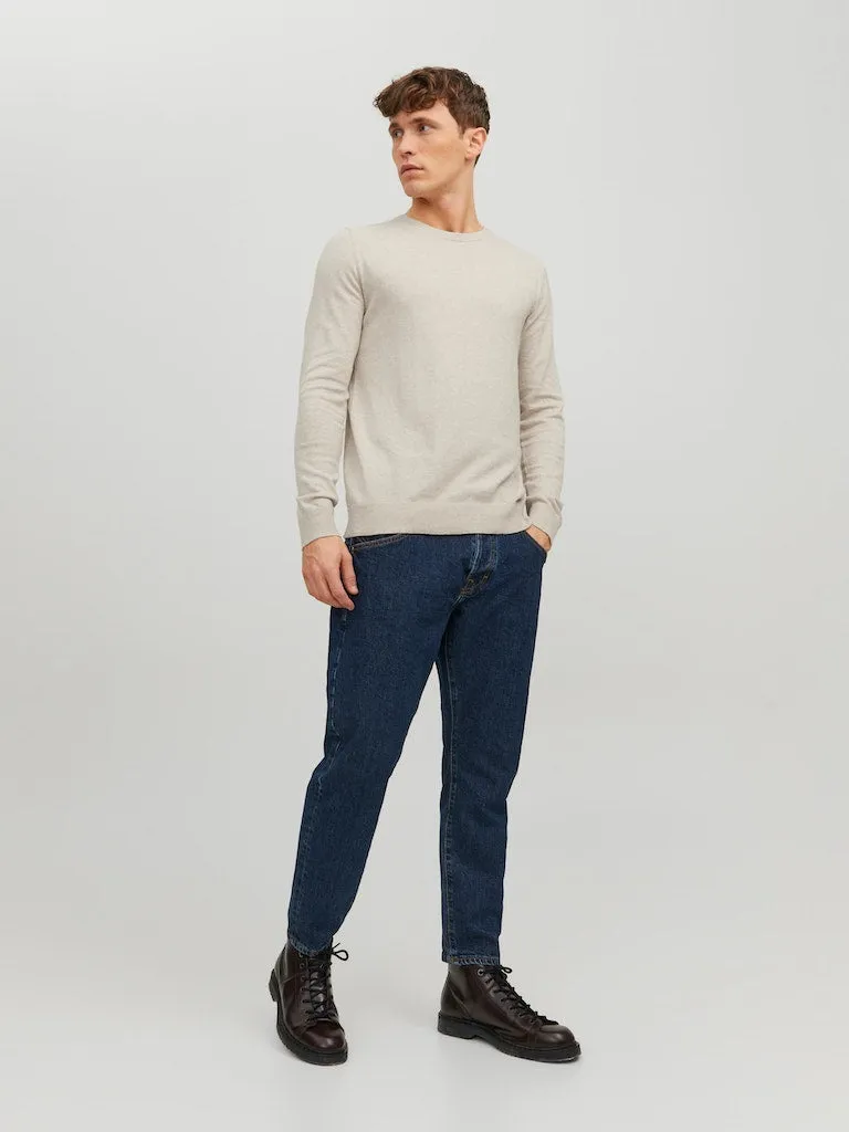 Knit Crewneck Sweater - Oatmeal