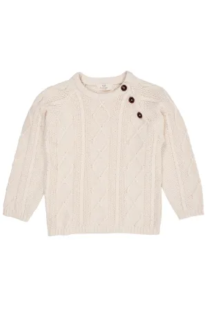 KNITTED JUMPER - CREAM