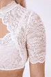 Krueger Elegant Festive Dirndl Blouse Sydney Off  White