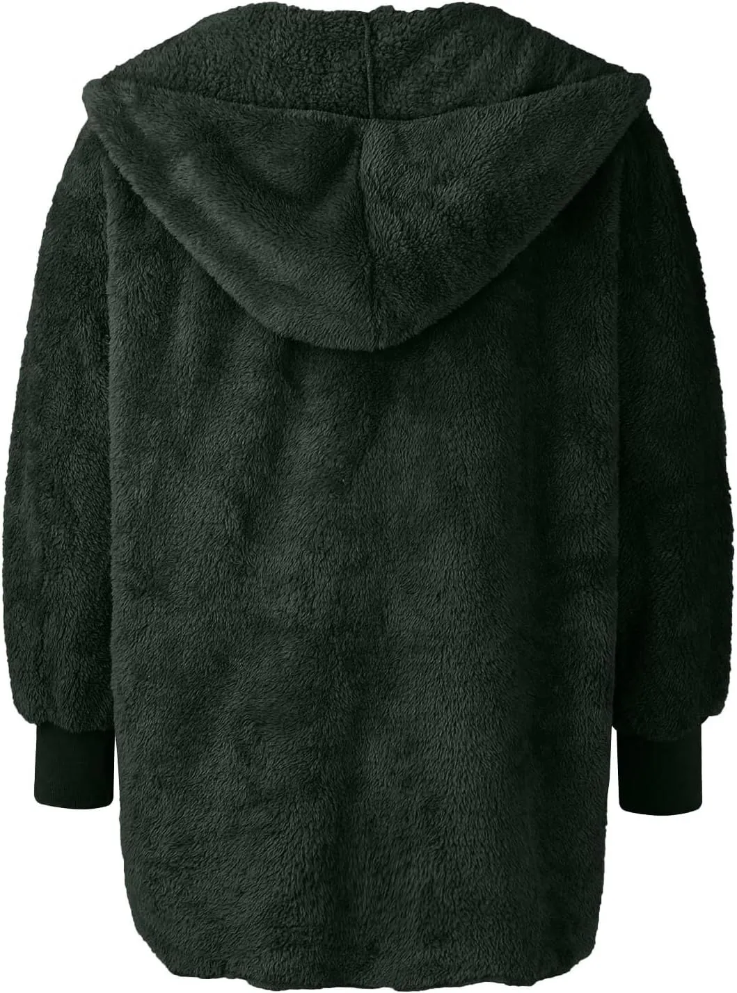 lcyhony Sherpa Fleece Jacket Women Oversized Trendy Lightweight Open Front Cardigans Soft Comfy Blanket Hoodie Winter Clothes