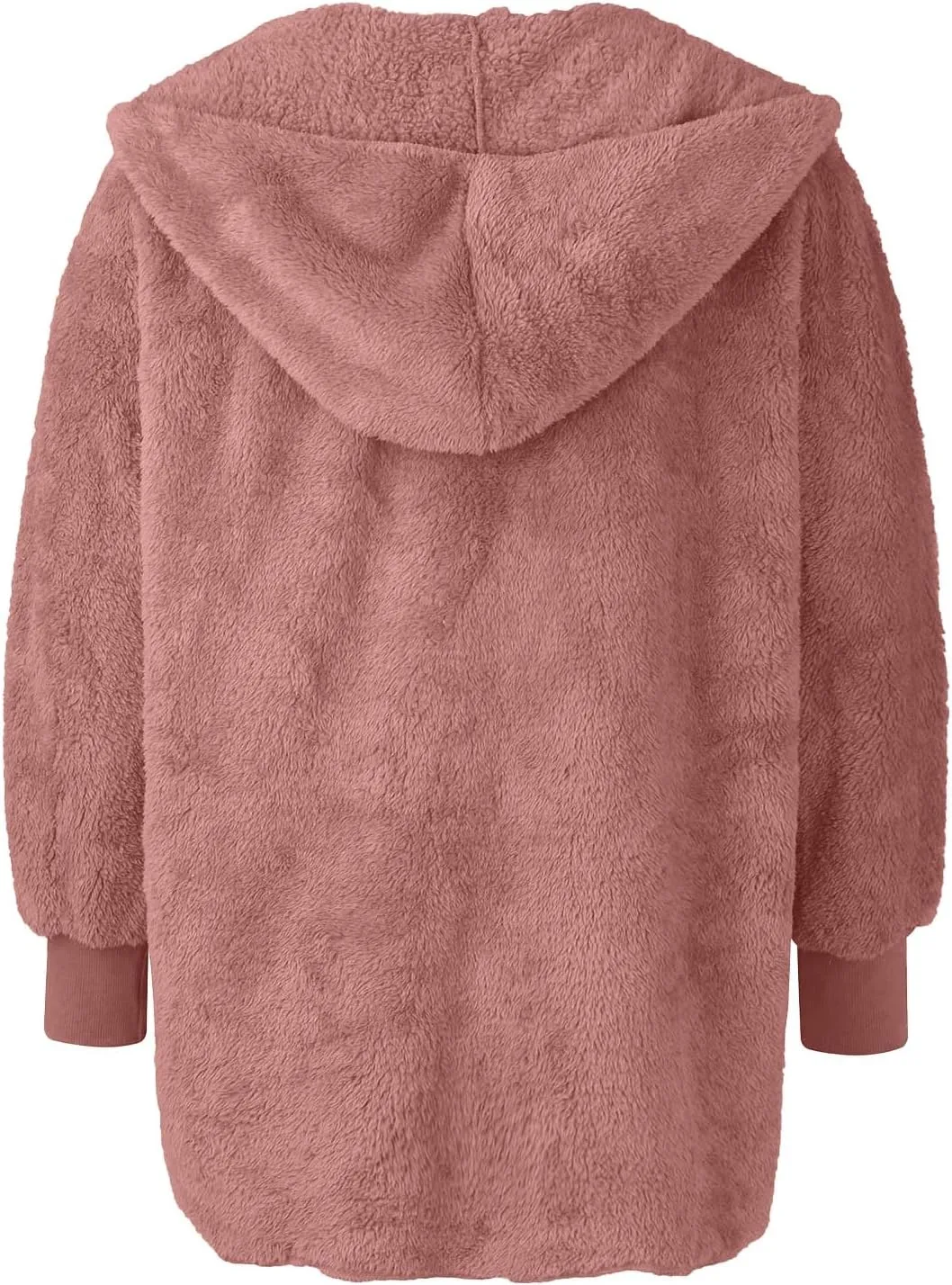 lcyhony Sherpa Fleece Jacket Women Oversized Trendy Lightweight Open Front Cardigans Soft Comfy Blanket Hoodie Winter Clothes
