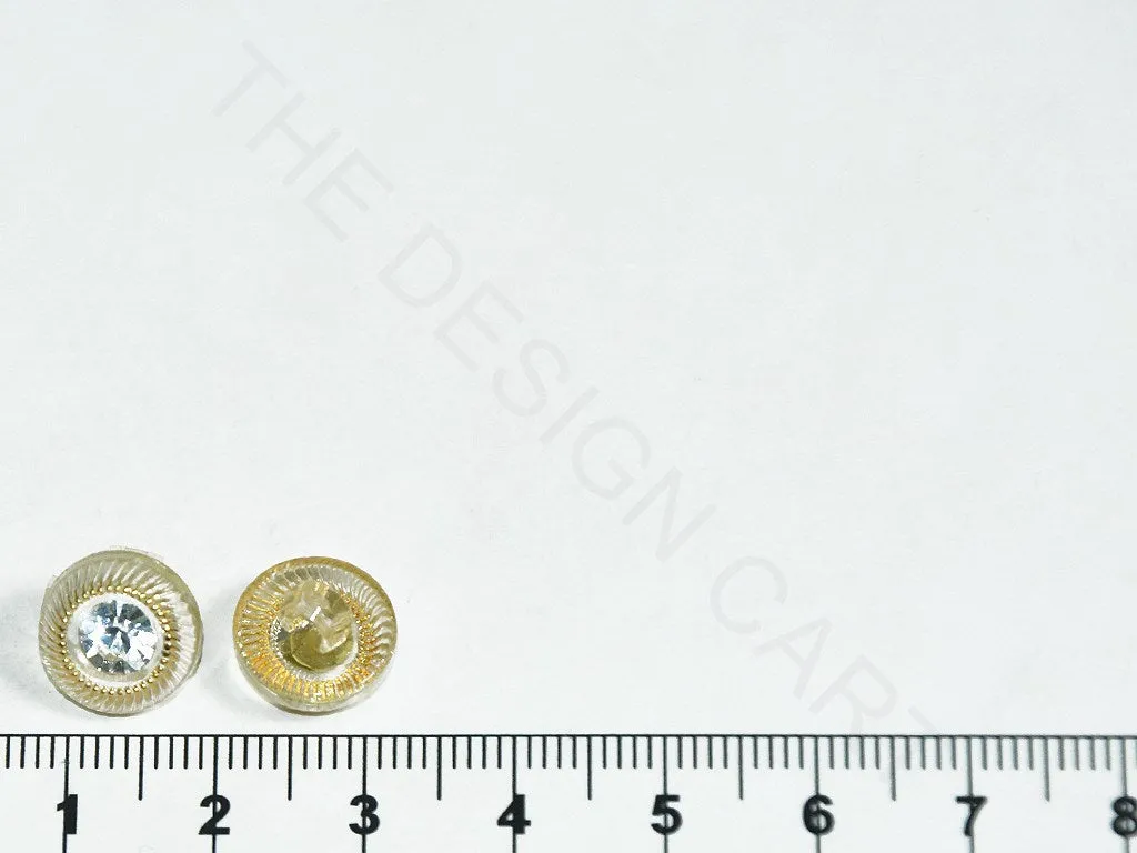 Light Yellow Designer Circular Acrylic Buttons