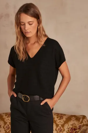 LINE BLACK OPENWORK JUMPER