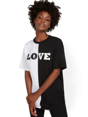 Love Oversized Graphic Tee