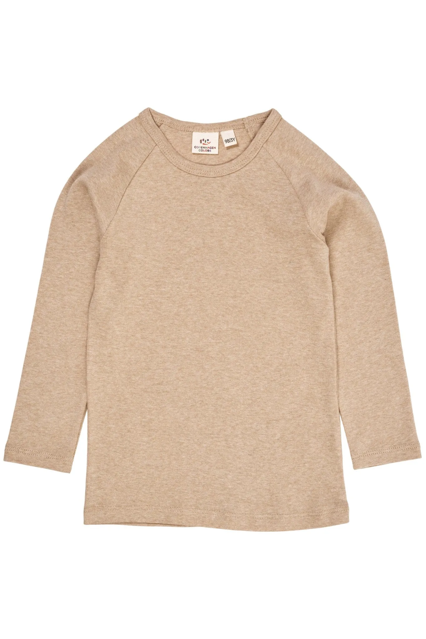 MELANGE LS T-SHIRT - BEIGE MELANGE