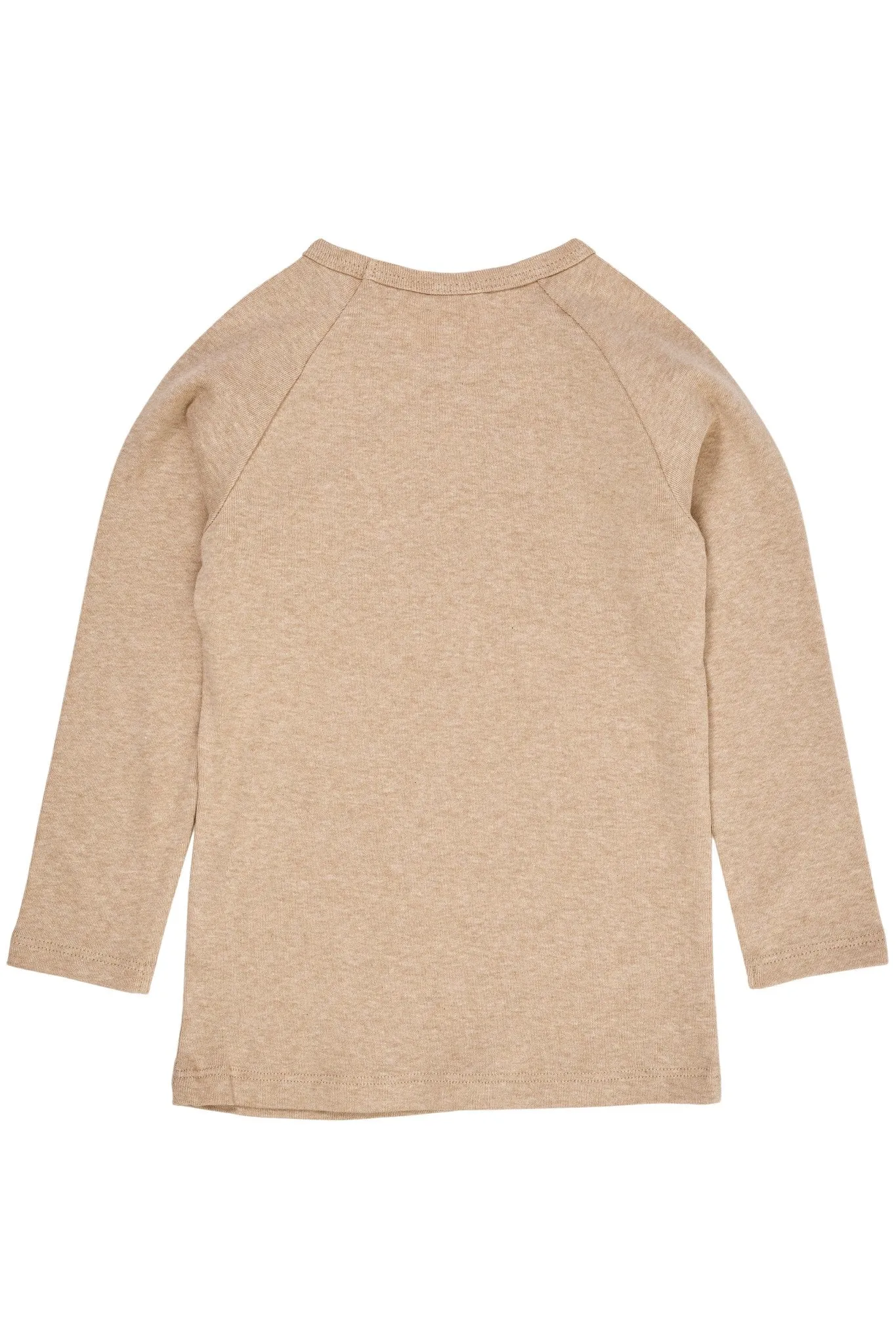MELANGE LS T-SHIRT - BEIGE MELANGE
