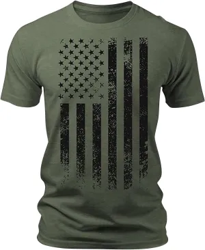 Mens 4Th of July Shirt Short Sleeve Slim Fit Cotton USA Patriotic T Shirts Comfy Casual Summer Graphic American Flag Shirts