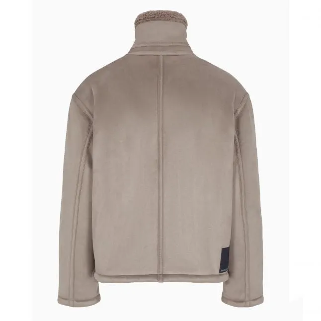 Mens Armani Exchange Driftwood Suedette Jacket