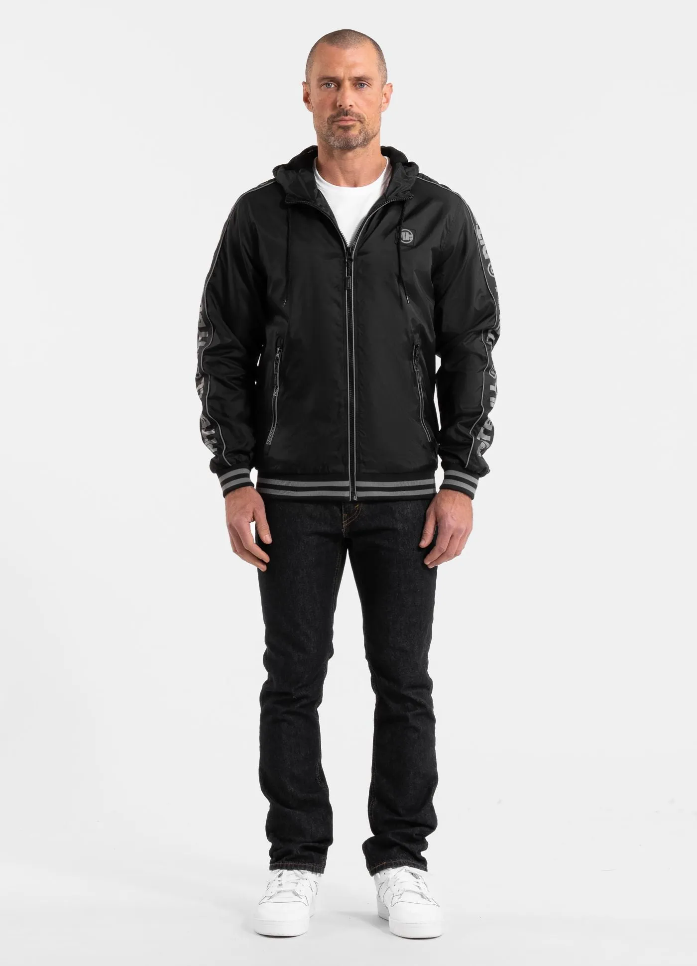 Men's hooded jacket Whitewood - Black
