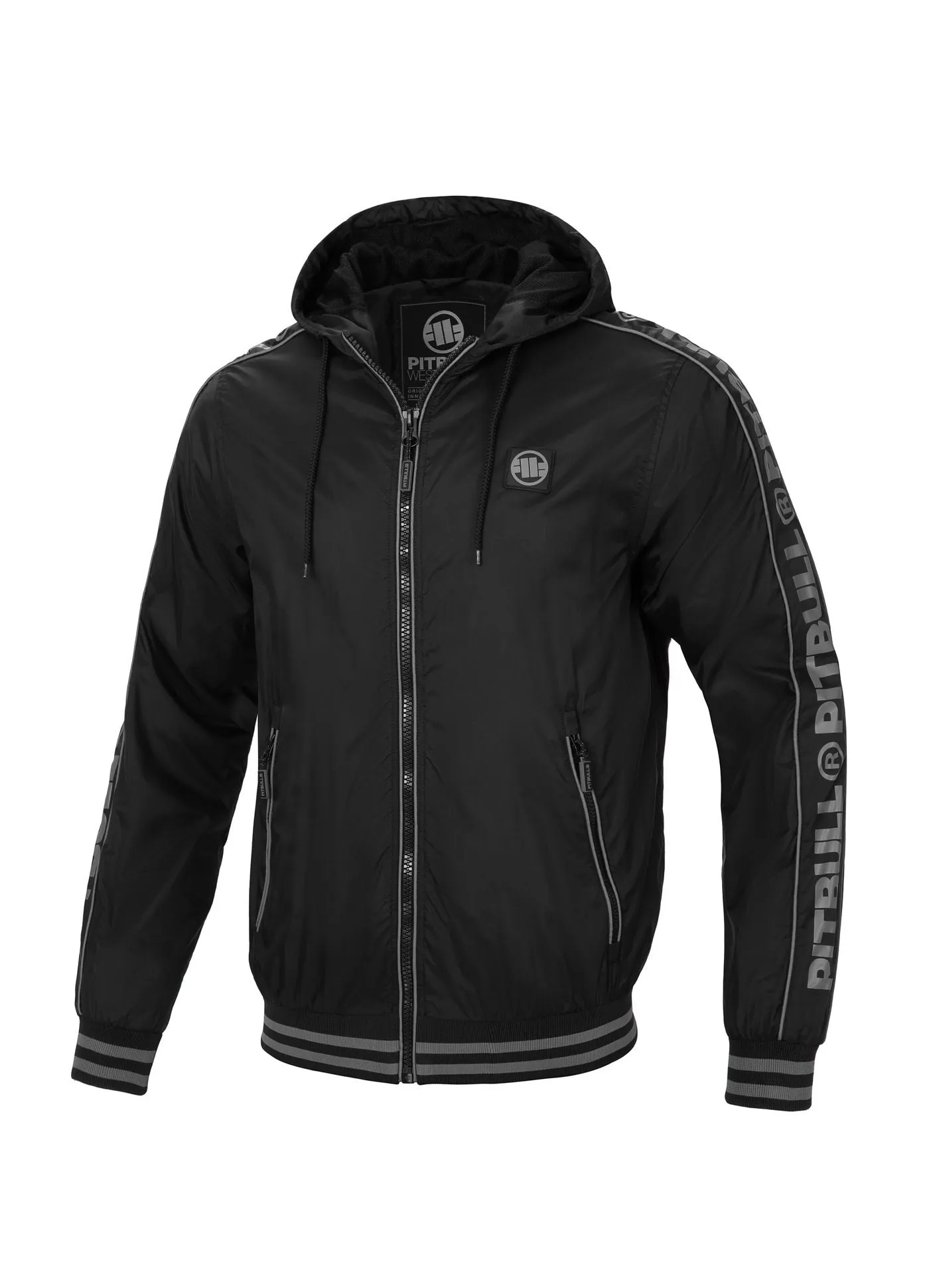 Men's hooded jacket Whitewood - Black