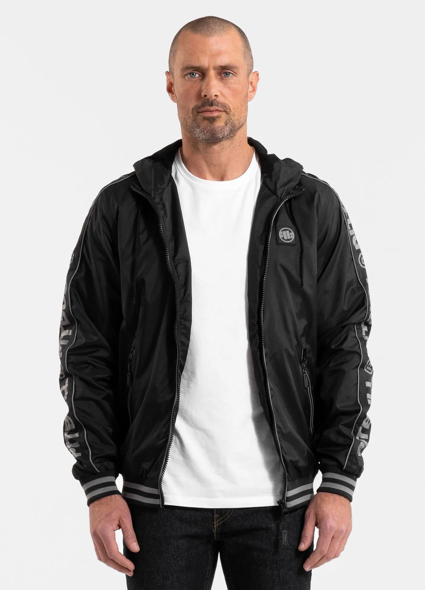 Men's hooded jacket Whitewood - Black