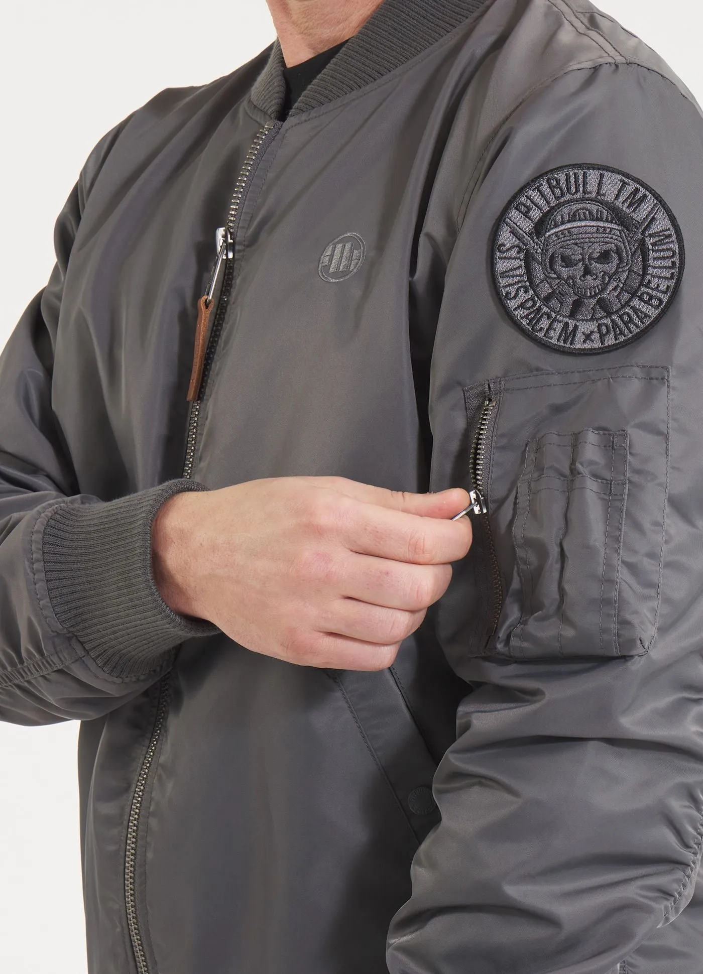 Men's jacket MA-1 Logo - Graphite