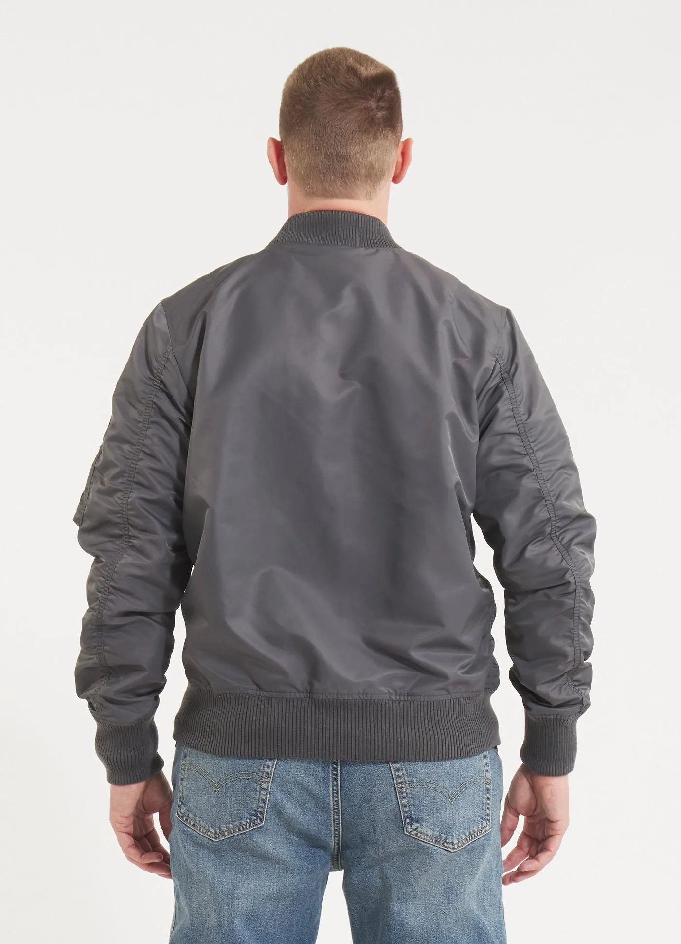 Men's jacket MA-1 Logo - Graphite
