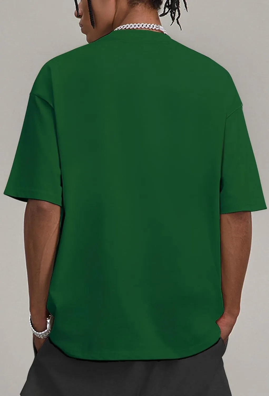 Mens Oversized T Shirts Short Sleeve Cotton Tshirts Heavyweight Streetwear Shirts Crewneck Workout Tees Tops