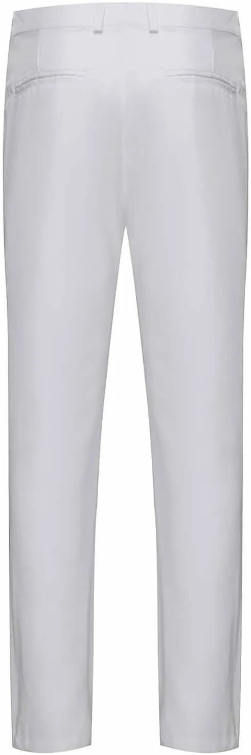 Men's Slim Fit Dress Pants Button Closure Lightweight Formal Trousers Mid Waist Professional Stylish Business Wedding