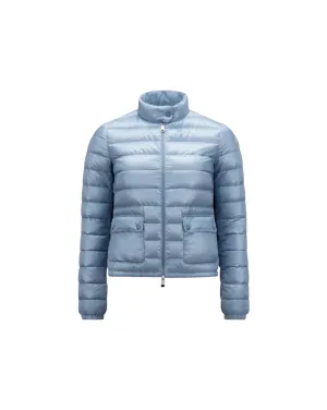 MONCLER LANS SHORT DOWN JACKET LIGHT BLUE
