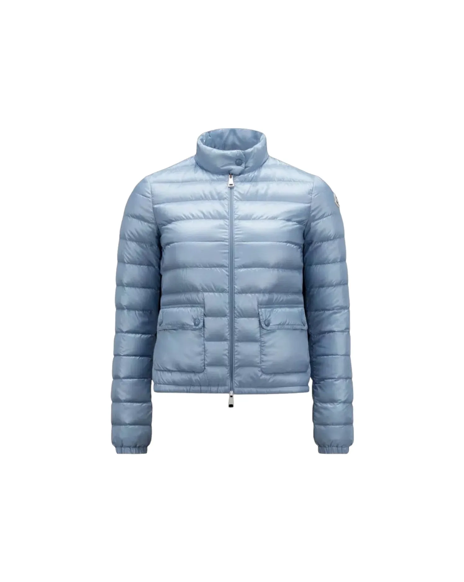 MONCLER LANS SHORT DOWN JACKET LIGHT BLUE