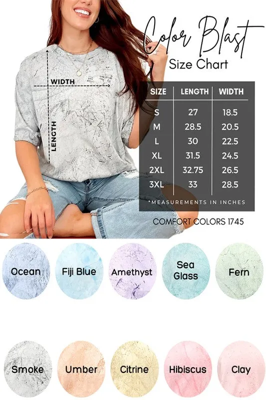 Mother Clothed in Strength Dignity Color Burst Tee