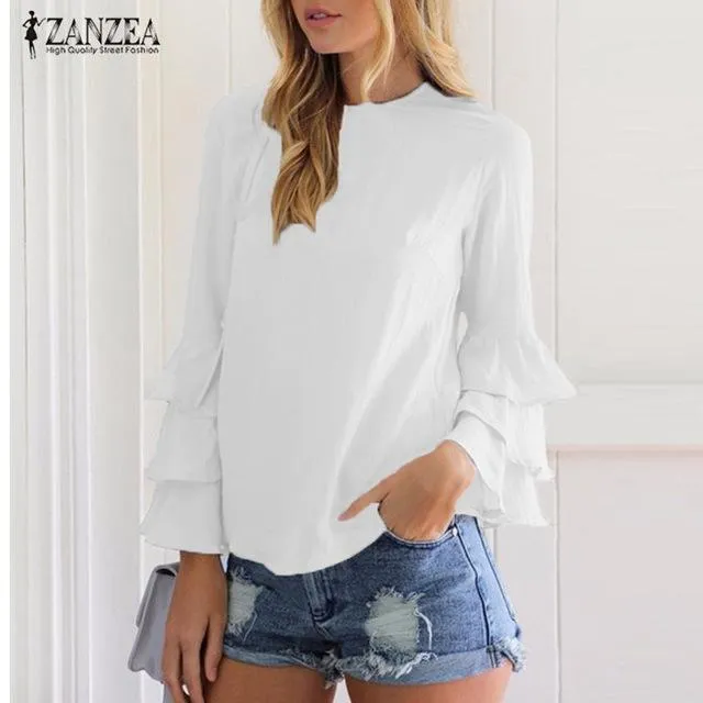 Musv - Elegant Solid Blouse