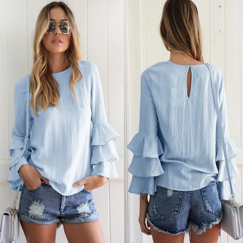 Musv - Elegant Solid Blouse