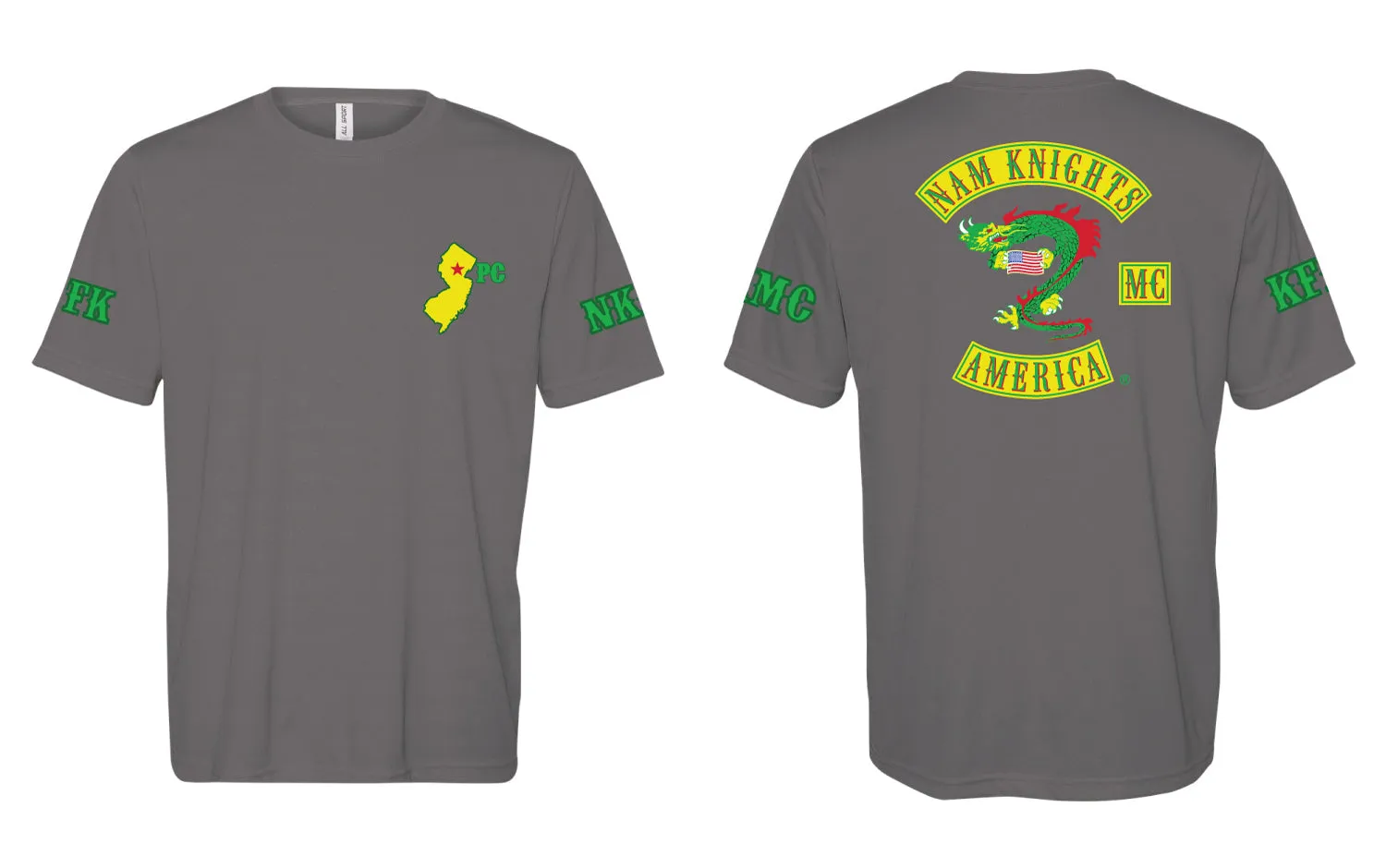 Nam Knights Dryfit Performance Tee - Grey