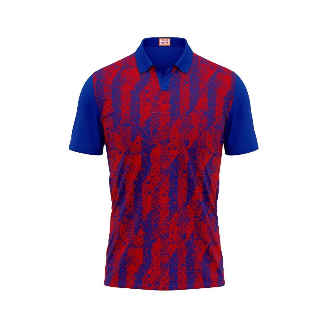 Next Print Customized Polo Neck Royal Blue Jersey NPTS11