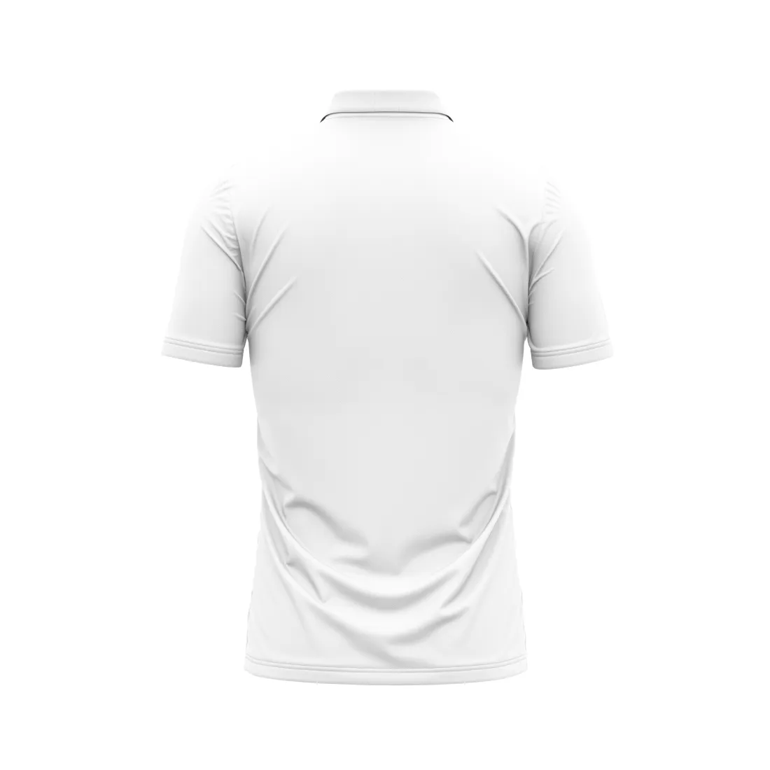 Next Print Customized Polo Neck White Jersey - Design 10