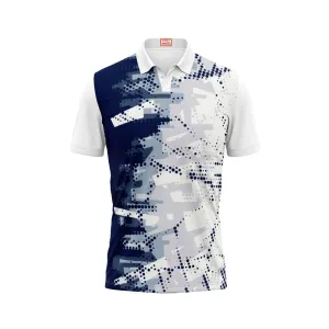 Next Print Customized Polo Neck White Jersey NPTS02