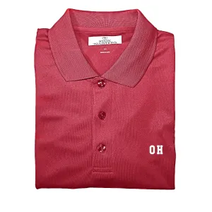 Ohio "OH" State Letters Performance Polo